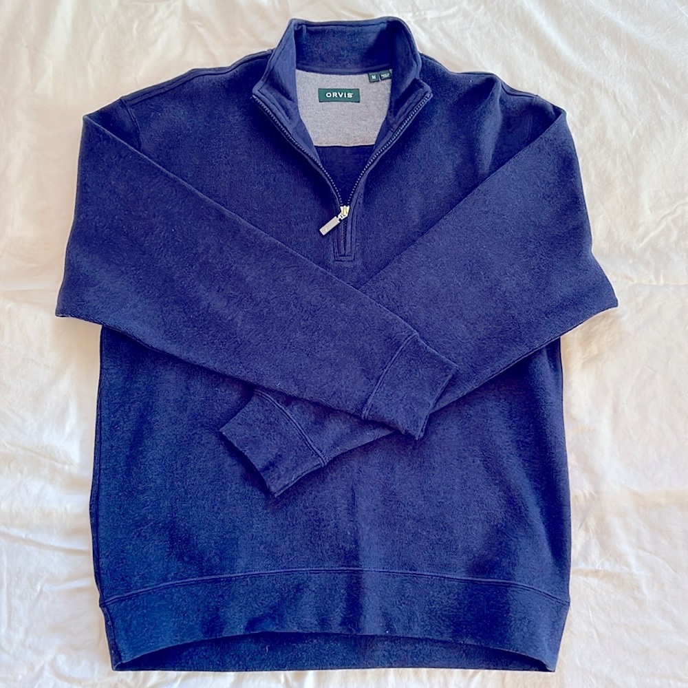 NWOT really nice men’s casual sweater. 1/4 zip and stand collar.